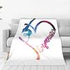 Galaxy Gymnastics Herzdecke Tragbare Fleece-Sofa-Wurfdecke für Zuhause Schlafzimmer Reisen Decken Tagesdecke Steppdecke