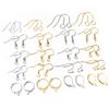 30-100pcs Stainless Steel DIY Earrings Hooks Clasp Findings Handmade Jewelry Making Accessories Earwire Accessories Steel Gold