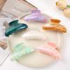 1pc Starry Sky Acrylic Hair Clip for Women, Shower, Shower, Hair Grab, Candy Color Sparkling Powder Top Clip Jewelry for Women