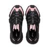 LiNing Dunes Cushioning Anti-Slip Wear-Resistant Breathable Height Increasing Low-Top Casual Shoes Women's Black Pink AGCU436-3