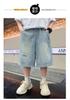 Boys' Shorts Summer Clothes 2026 New Item, Mid Size Boys' Summer Denim Cropped Pants, Boys' Versatile Pants