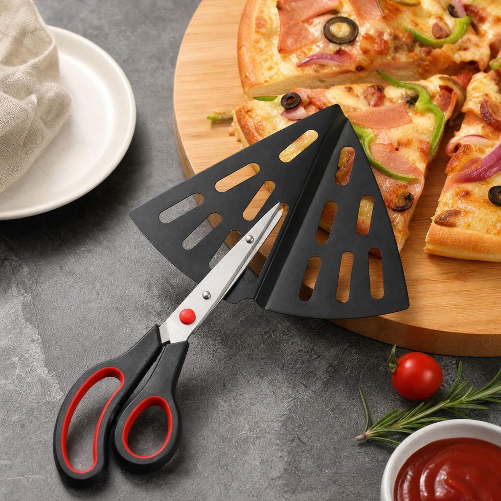 Pizzaschere 420 Edelstahl Abnehmbar 2-in-1 Küchenschere für den Heimgebrauch