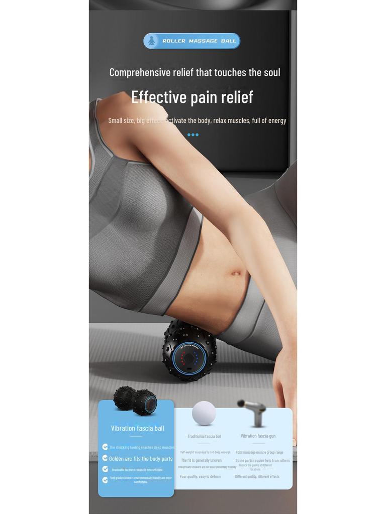 Peanut Fascia Ball: Relaxing Massage for Shoulder, Neck, Foot, and Leg Muscles