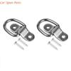Y4UA Reinforced Trailer Door D Rings Hook Trailer Tie Down Anchors Locking Mechanism With Rustproof Black Finish
