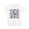 Beach Vibes T-Shirt | Summer Ocean Waves | Vintage Sea Animals Ocean Life Shirt