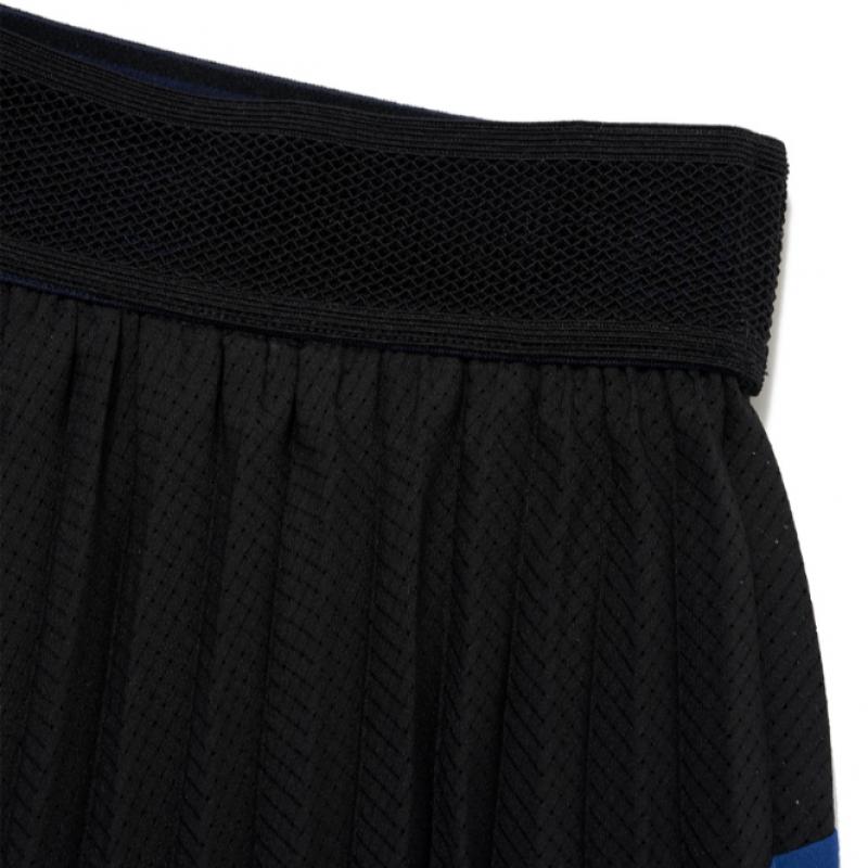 Blu Dot Pleated Skirt Unbalanced Bk