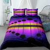3D Landscape Bedding Set Printed Scenic Tree Sun Duvet Cover Pillowcases for Home Bedroom Twin Queen King Size