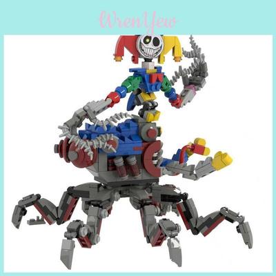 Poppy Playtime The Prototype Clown Spider Assembly Model Plastic Blocks Creative Building Toy For Enthusiasts