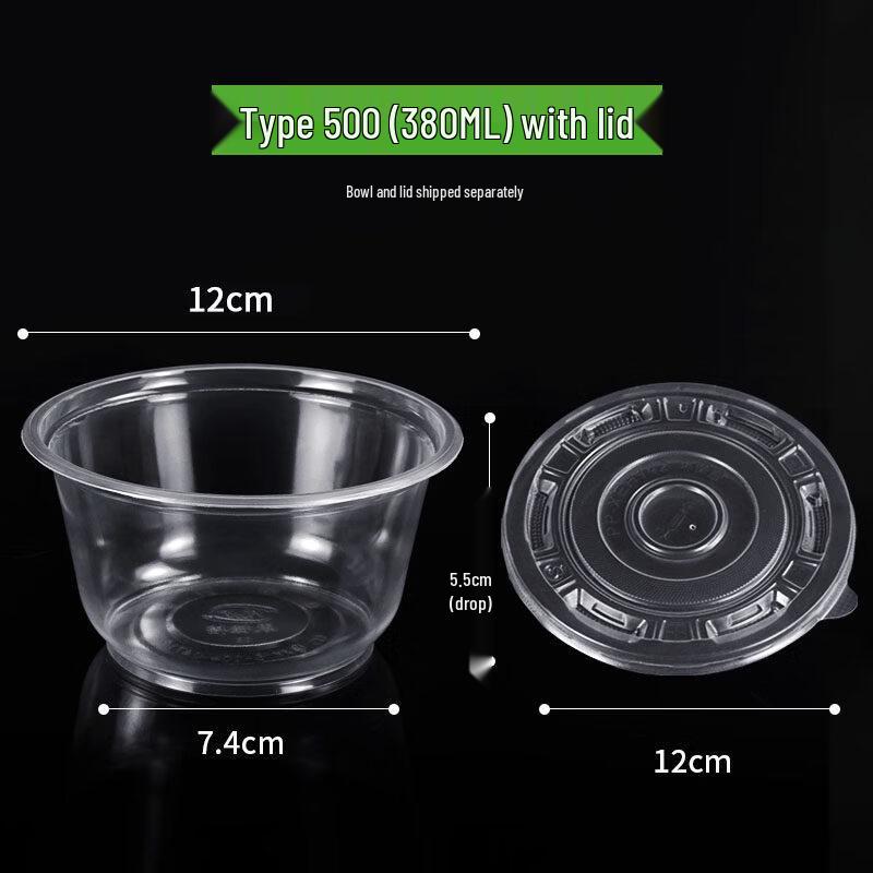 ZISIZ Disposable Plastic Bowl