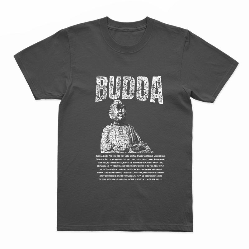 

Coolmind U0003-T2 100% Cotton Cool Budda Statue Print Men T Shirt Exclusive Graphic Tshirt Men Big Size Tee Shirts 2XL