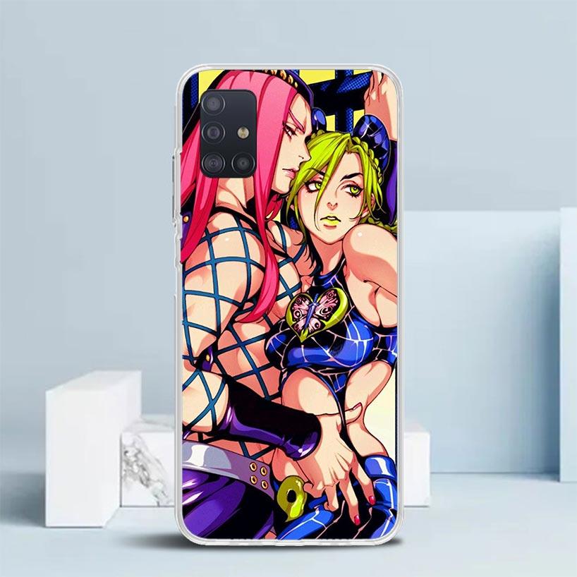 JoJo's Bizarre Adventure Jolyne Cujoh Phone Case For Samsung Galaxy A52 A32 A22 A12 A51 A50S A30S A10S Note 20 Ultra 10 S10 Plus