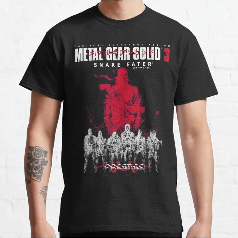 MGS2 Raubkopie METAL GEAR SOLID 2SONS OF LIBERTY Kojima Productions Solid Snake Foxhound Spiel T-Shirt für Männer Übergroßes T-Shirt