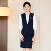 Women's Professional Waitress Vest Set - Hotel & Dental Reception Uniform