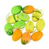 12Pcs/Set Cartoon Easter Hand Painted Egg DIY Craft Hand Painted Artificial Egg Pendant Vibrant Color Artificial