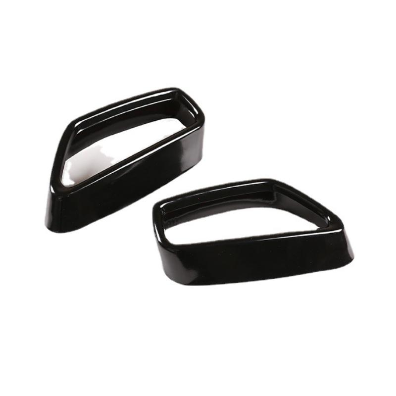 For BMW 5 Series G30 G31 2018-2021 Stainless Steel Black Car Exhaust Pipe Cover Stickers Exterior Modification Car Accessories