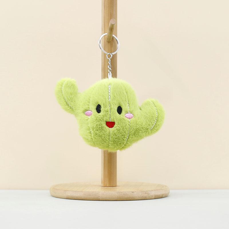 Fun Cactus Soft Plush Keychain Doll For Kids Adorable Stuffed Toy Accessory