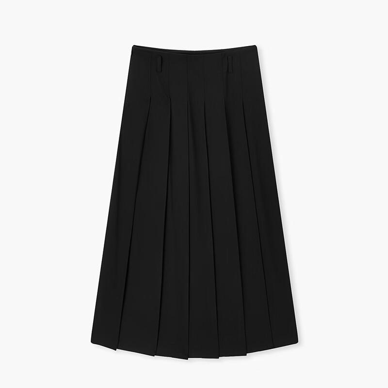 EICHITOO Women's High-Waist Pleated A-Line Skirt
