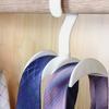 4Pcs Rotatable Closet Organizer Hangers Handbag Hanging Storage Holders Hooks