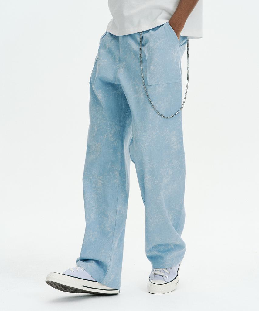 Keuleogsi Frost Washed Semi-Wide Pants