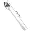Stainless Steel Best Present Anniversary Tableware Engraved Spoon Coffee Spoons Christmas Spoon Teaspoon