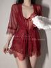 Women Sexy Sleepwear Lace Silk Satin Night Dress Sleeveless Nighties V-neck Nightgown Plus Size Nightwear Erotic Sleepdress