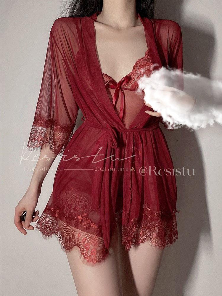 Women Sexy Sleepwear Lace Silk Satin Night Dress Sleeveless Nighties V-neck Nightgown Plus Size Nightwear Erotic Sleepdress