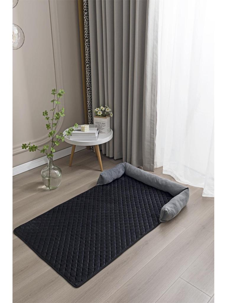 Cross-border Plush Pet Sofa Cushion: Cat & Dog Bed with Pillow