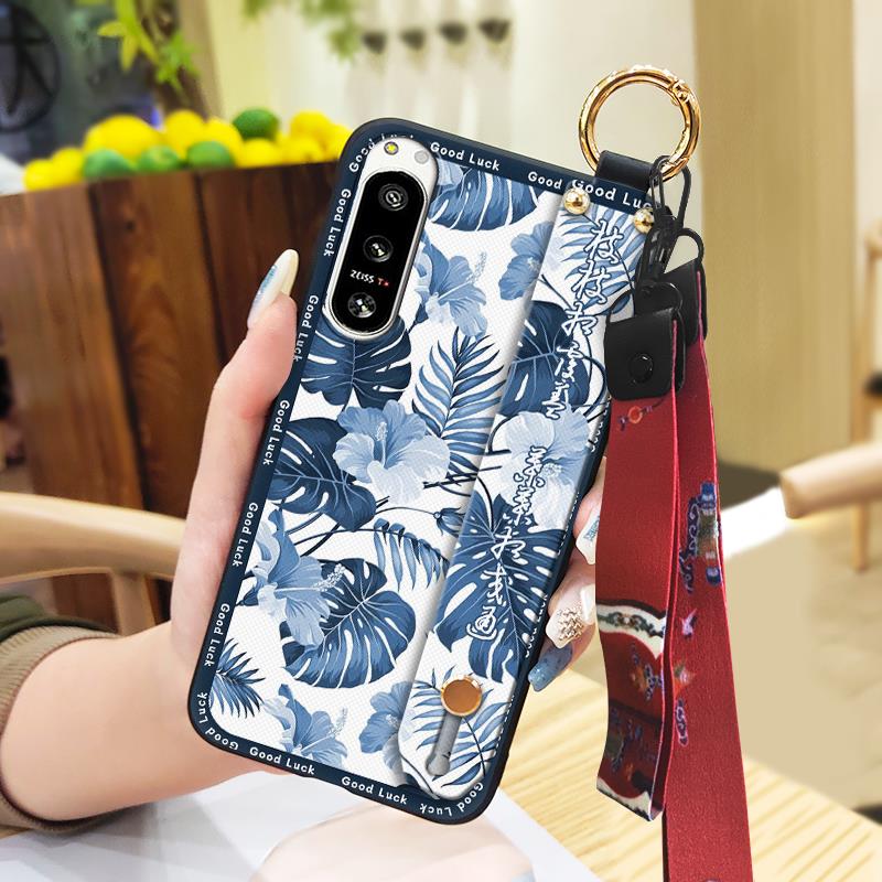 Durable Protective Phone Case For Sony Xperia5 IV Phone Holder Lanyard Shockproof Waterproof Ring Anti-dust Fashion
