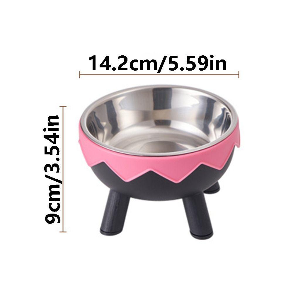 Anti Slip Cat Food Water Bowl Detachable Pet High Footed Bowl Dog Feeding Station  Pet Supplies