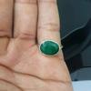 Green Emerald 925 Sterling Silver Ring Jewelry, Handmade Emerald Ring