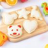 Sandwich Cutters For Kids Set With Sealer DIY Cookies Bread Molds Cutter Shapes Sandwich Makers Children's Lunch Box Accessories 1