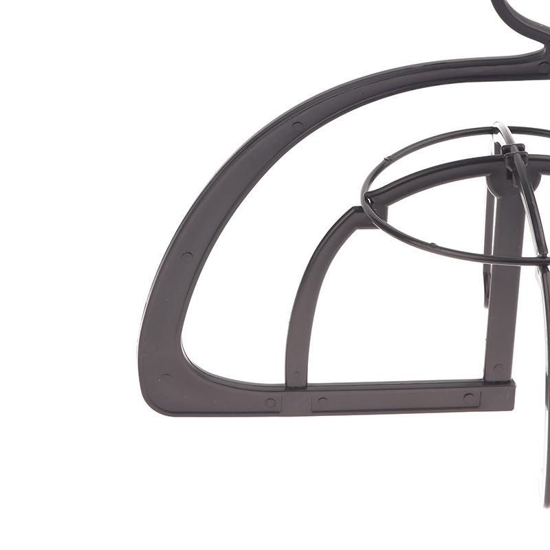 High Quality Wig Stands Plastic Hat Display Wig Stand Holders For Hair Extension Wigs Black Purple Wig Hanger Stand Holder