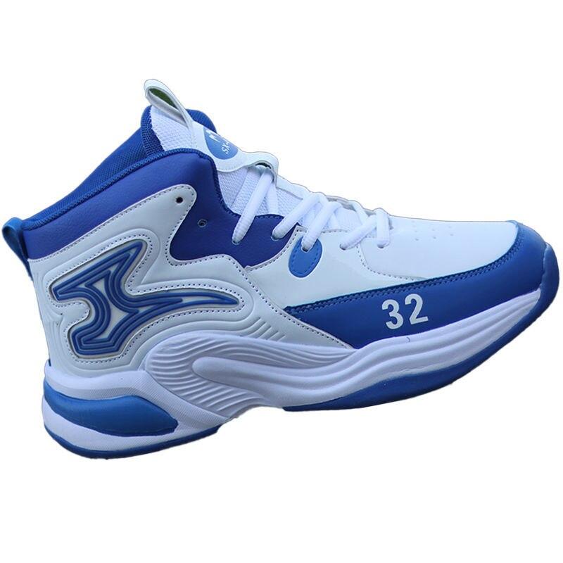 New High -Top Basketball Shoes Men Outdoor Sneakers Men Wear Resistant Air Cushioning Shoes Breathable Sport Shoes Unisex
