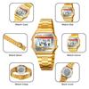 SKMEI 2514 Classic Electronic Square Digital Stopwatch Alarm Watches Retro Style Clock Men's Relogio Masculin Reloj Hombre Homme