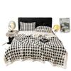 Thousand Bird Patterned Knitted Blanket