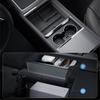 Heenvn For Tesla Model Y Juniper Model 3 Highland Model YL 2026 2025 Car Console Armrest Storage Box ABS Organizer Water Cup Mat
