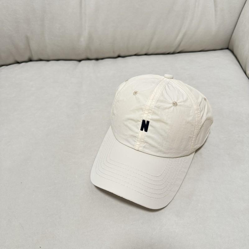 Summer Baseball Hat Male and Female Couple Shade Casual Versatile Small Letter Simple Soft Top Cap Embroidery