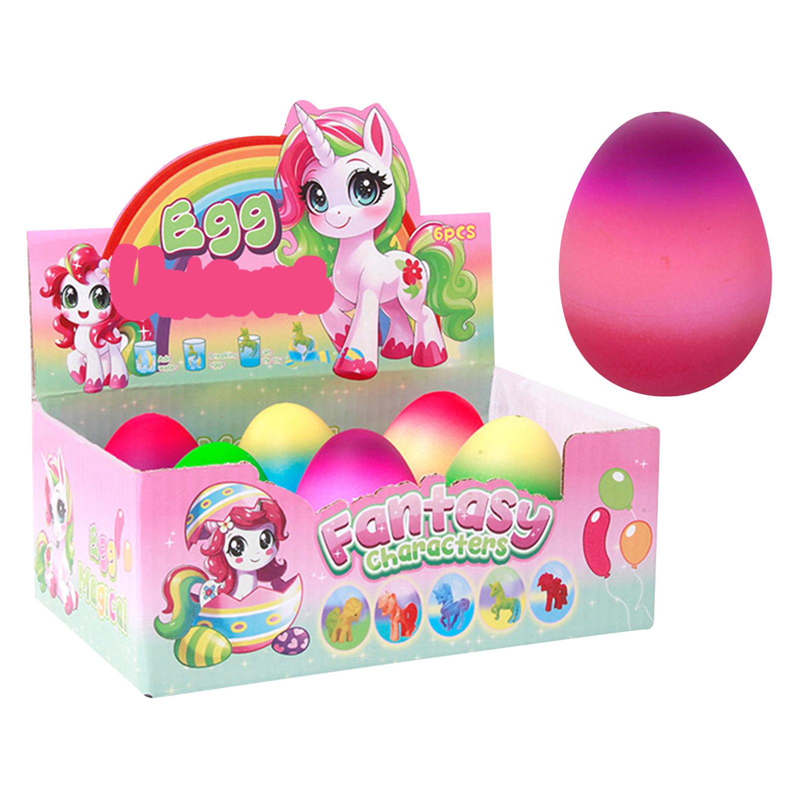 

Набор инкубационных яиц - 6 штук, Набор для поделок, Игрушка для мальчиков и девочек, Наполнение для подарочной корзины на день рождения, Пасху