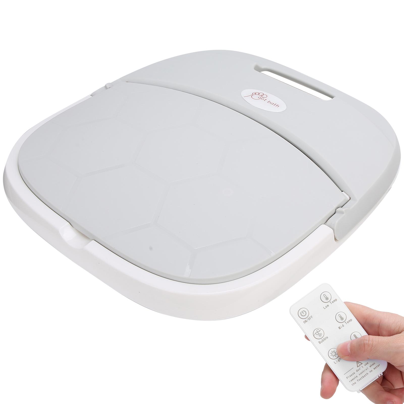 

Беспроводной пульт дистанционного управления складной гидромассажный массажер для ног с электроподогревом для ванночки для ног US Plug