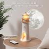 Lighthouse Moon Lamp Projector, LED Night Light with Remote Control, Lunar Projection, Adjustable Brightness, Timer, and Bluetooth Speaker for