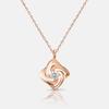 La Rosa Bianca Rose Silver Necklace A202Sn1081Rpa .