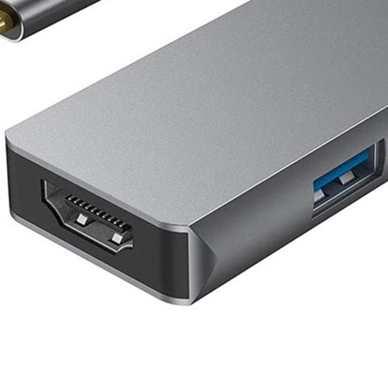 Dokovací stanice TYPE-C na HDMI-kompatibilní 4K Plug and Play Přenosná Vysokorychlostní přenos Rychlé připojení Počítačový 3v1 Hub USB Základna Dokování