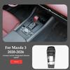 Interior Protective Pad Accessories For Mazda 3/Axela -2026 Full Wrap Silicone Gear Shift Panel Interior Modification Parts