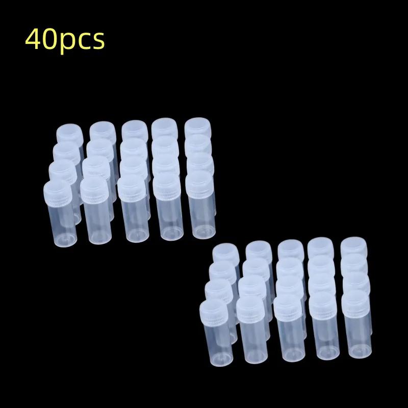 5ml Plastic Small Bottles Sample Pot 5g Mini Clear Packing Containers For Medicine Pill Liquid Powder Capsule Storage