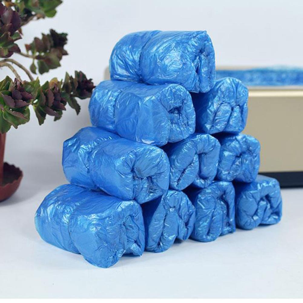 Automatic Shoe Cover Dispenser With100Pcs Disposable Shoe Covers Portable Smart Overshoes Dispenser T Buckle for Home Office