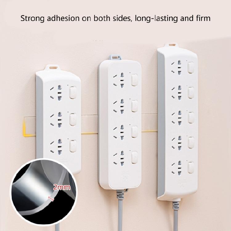 3Pcs Highly Temperature Resistant Adhesive Strips Double Sided Clear Mounting Tape For Household Items Secure Fixation