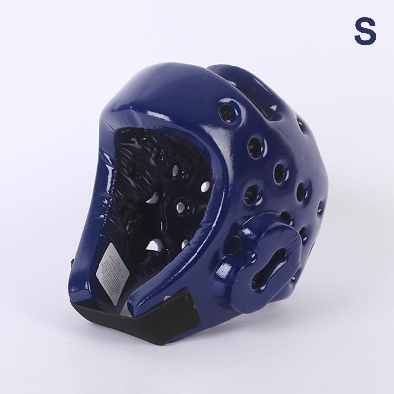 Head Protection Taekwondo Helmet Gear Portable S/M/L Kickboxing Helmet Pu Material One-Time Molding Muay Thai Helmet Fitness