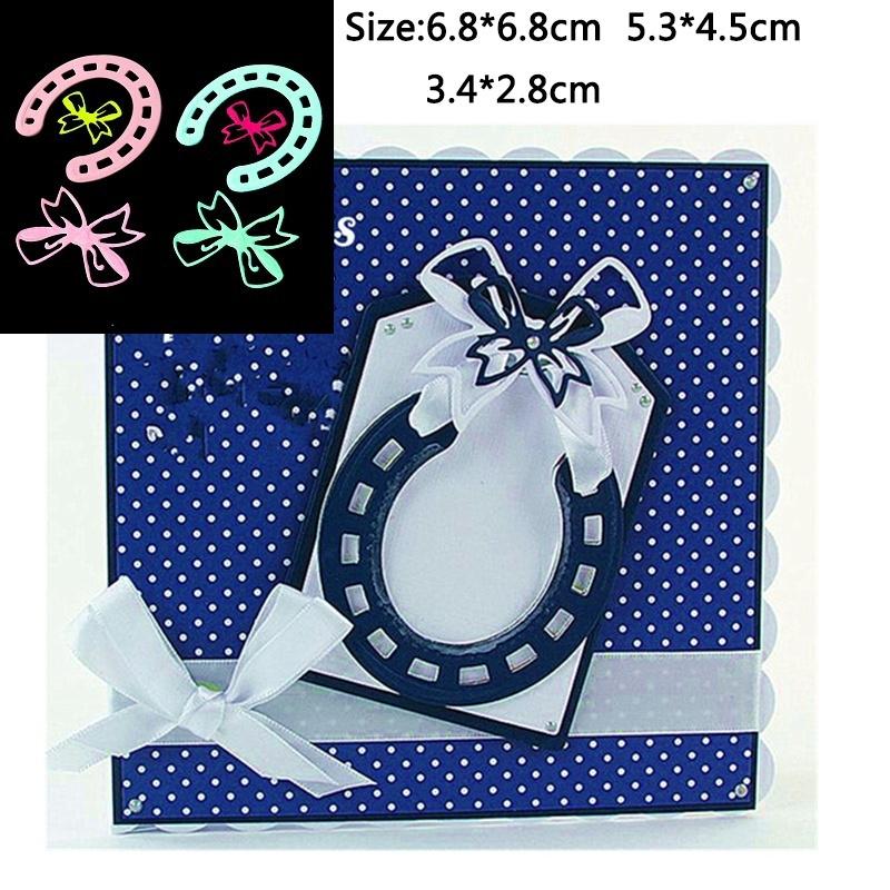 DIY Carbon Steel Knife Embossing Knife Mold Scrapbook Template Garland Bow