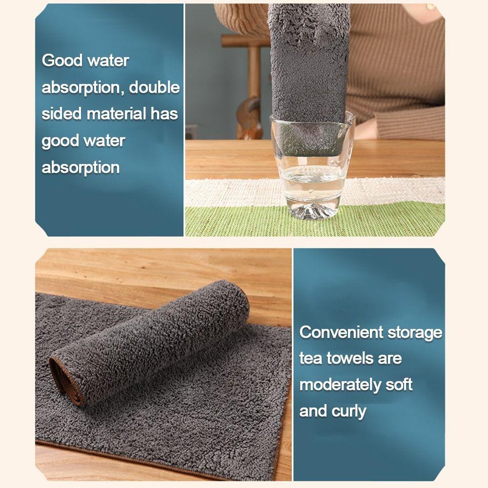Čínská malovaná super absorpční utěrka na nádobí utěrka na čištění čaje utěrka na čaj čajový ubrousek ručník podložky na stůl