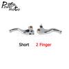 For Harley Dyna Brake Clutch 2-3 Finger Handle Levers Fits Wide Glide CVO SE Street Bob Low Rider Fat Bob Super Glide 1996-2017